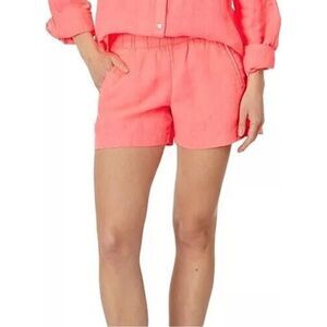 Lilly Pulitzer Coral Pink Women Shorts